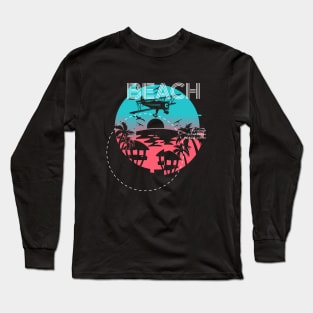 Beach Long Sleeve T-Shirt